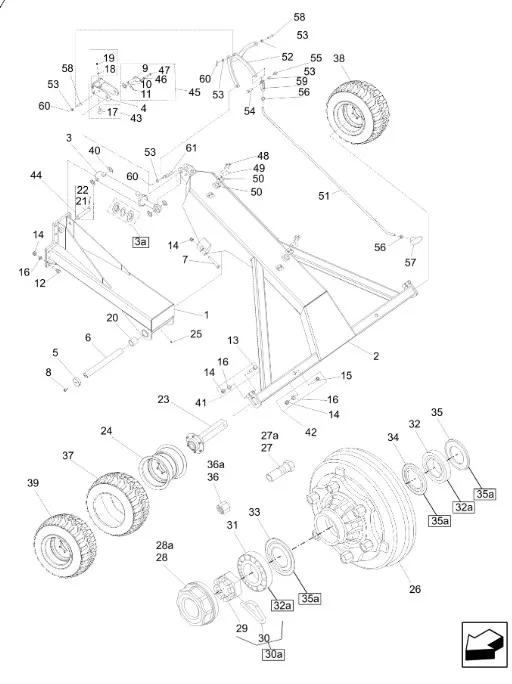 330100001 Гидроцилиндр 80/40-400